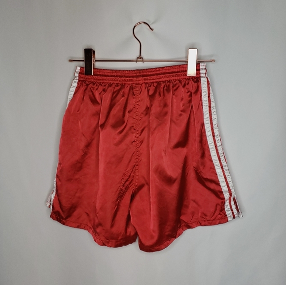 VTG 90s Adidas RED Original running shorts Sz M - Picture 3 of 8